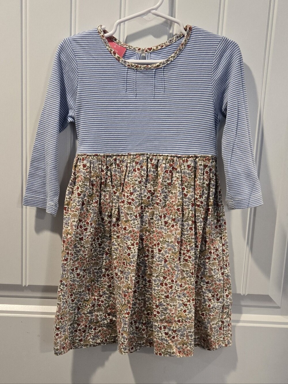 Claire & Charlie Floral Striped Dress